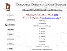 Tablet Screenshot of dulaneydraftinganddesign.com